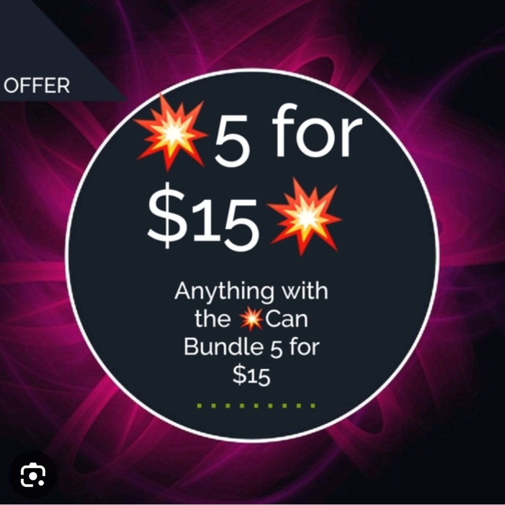 🔥🔥FREE Shipping!!! 5 for $15 Bundle Offer 🔥🔥🔥🔥
